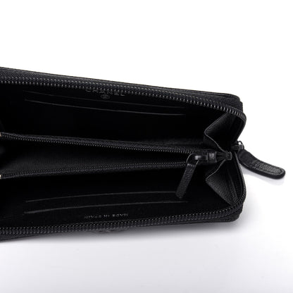 Chanel Caviar Quilted Small Boy Zip Around Wallet So Black 5 of 12