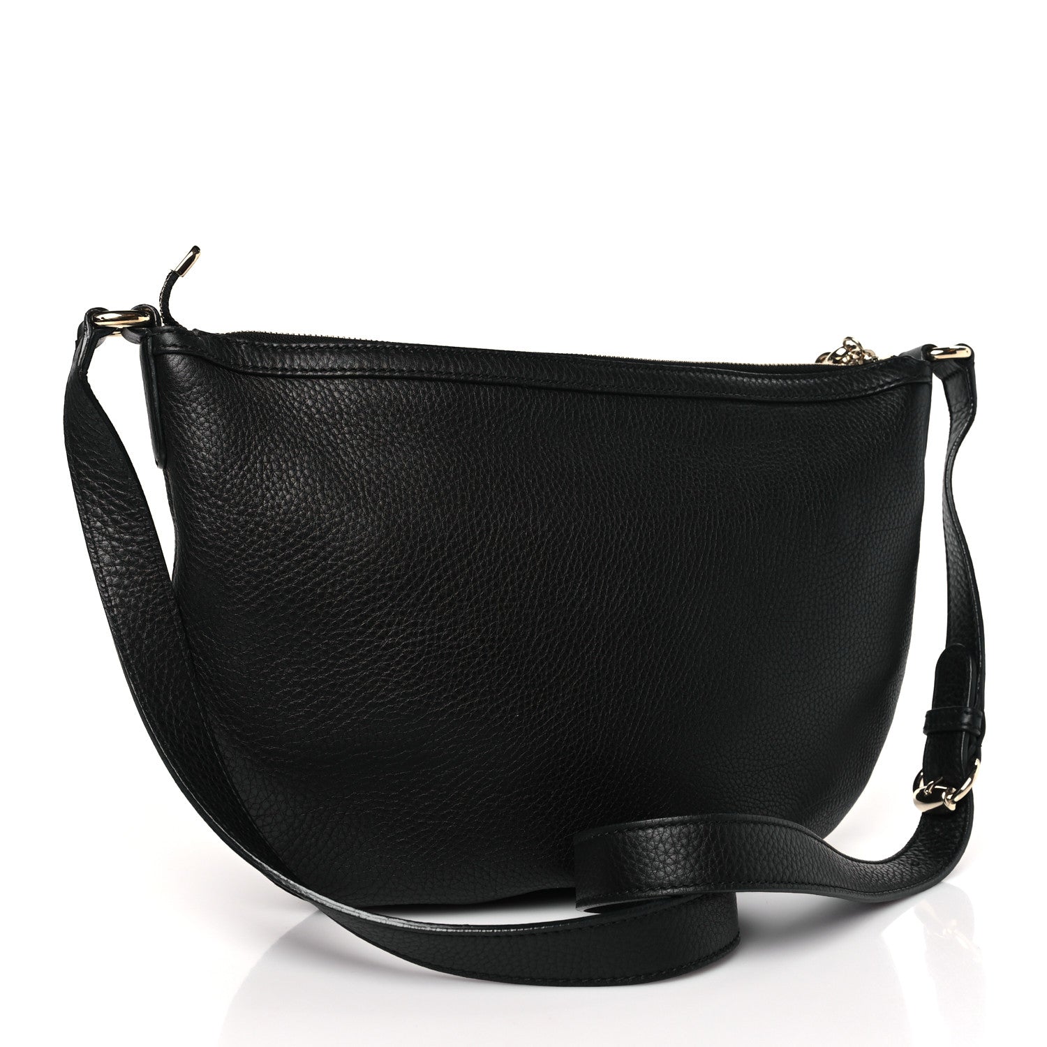 Gucci Pebbled Calfskin Small Soho Hobo Black 3 of 9