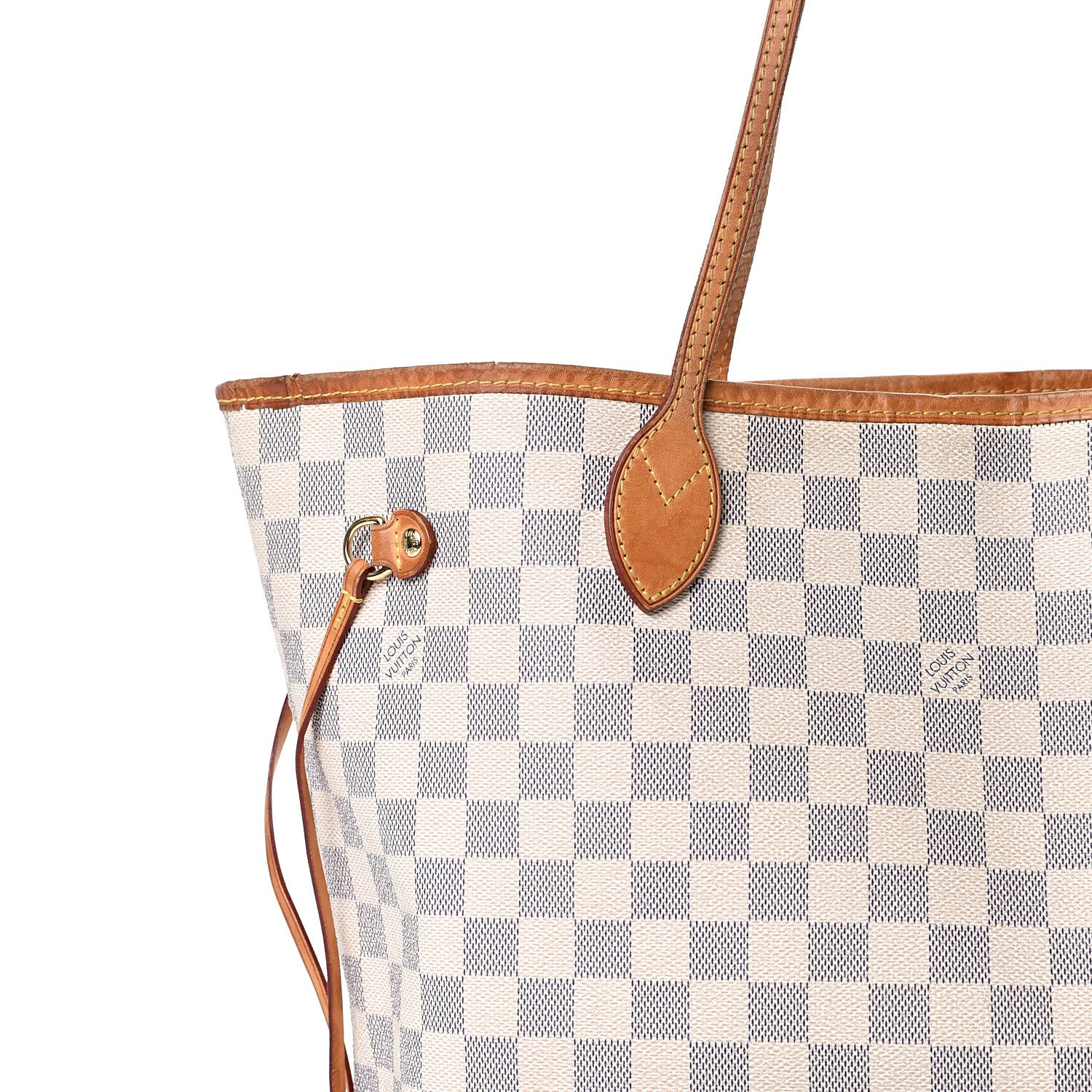 Louis Vuitton Damier Azur Neverfull MM 7 of 19
