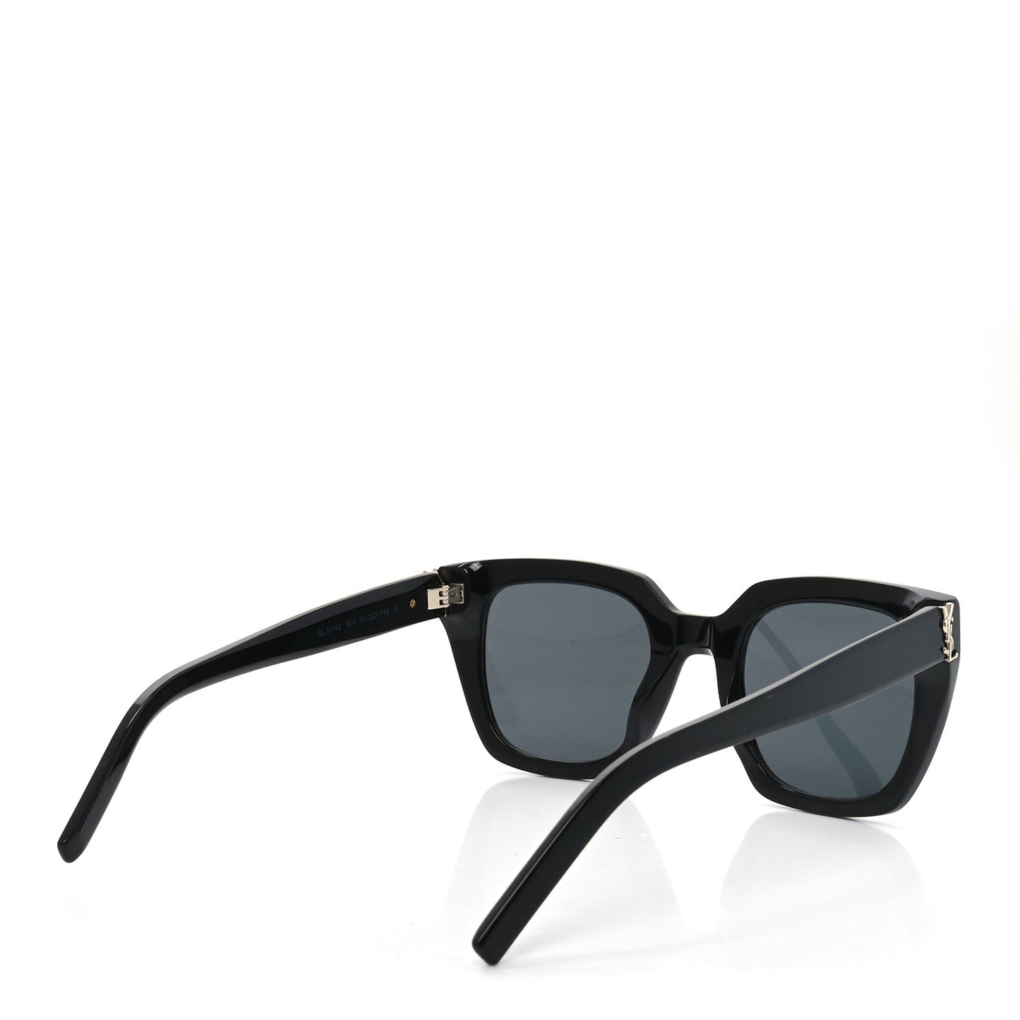 Acetate Cat Eye Sunglasses SL M143 Black