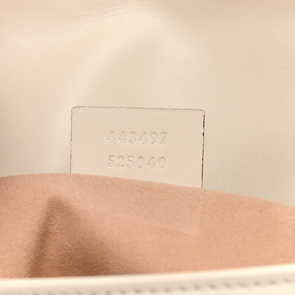 Gucci Calfskin Matelasse Small GG Marmont Shoulder Bag White 7 of 10
