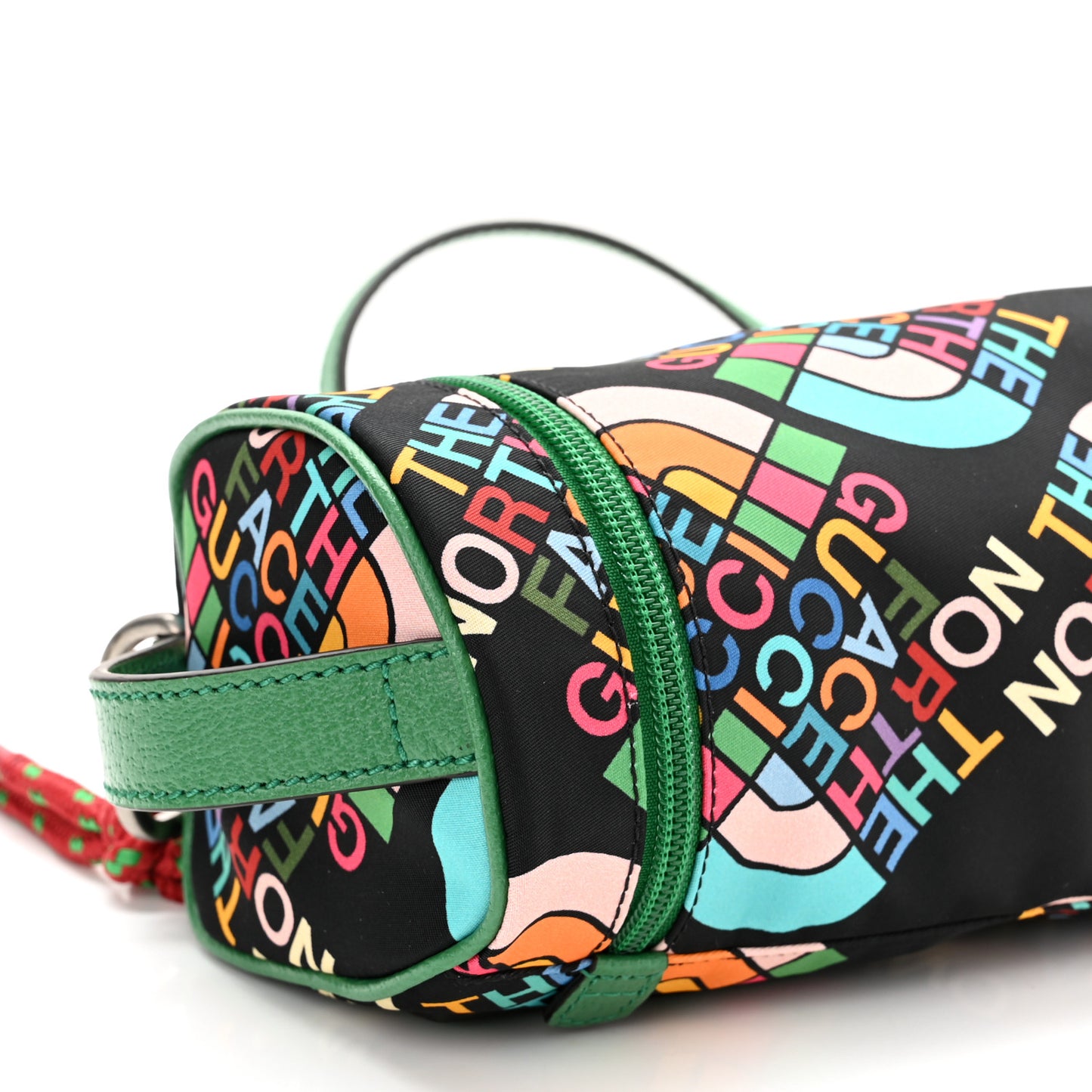 X THE NORTH FACE Econyl Nylon Barrel Shoulder Bag Black Multicolor