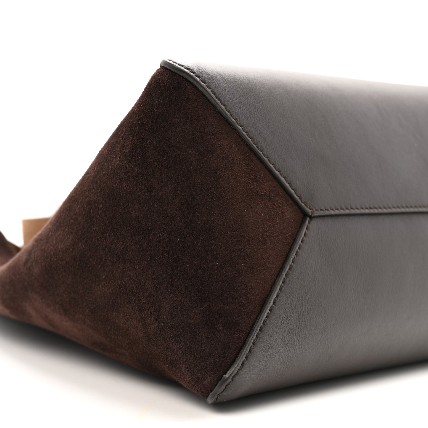 Suede Calfskin Medium Diamond Hobo Coffee