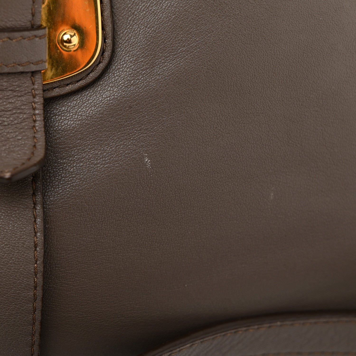 Prada Soft Calf Shopping Satchel Bag Bambu 13 of 14