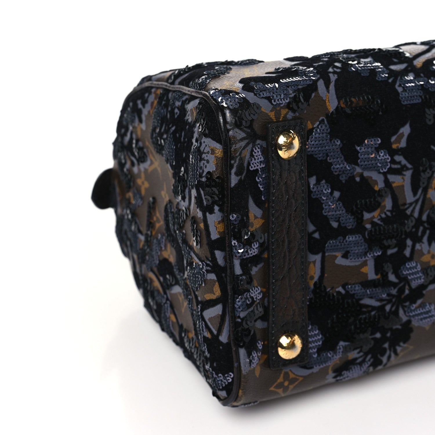 Louis Vuitton Monogram Fleur De Jais Sequins Speedy 30 8 of 11