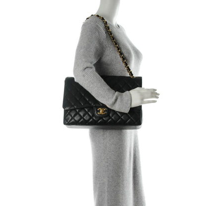 Chanel Caviar Quilted Maxi Single Flap Black 2 of 7
