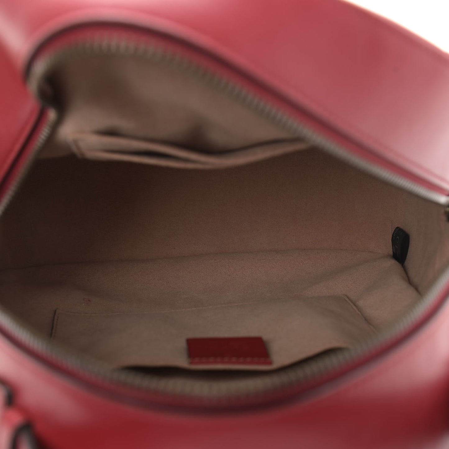 Calfskin Matelasse GG Marmont Dome Backpack Hibiscus Red