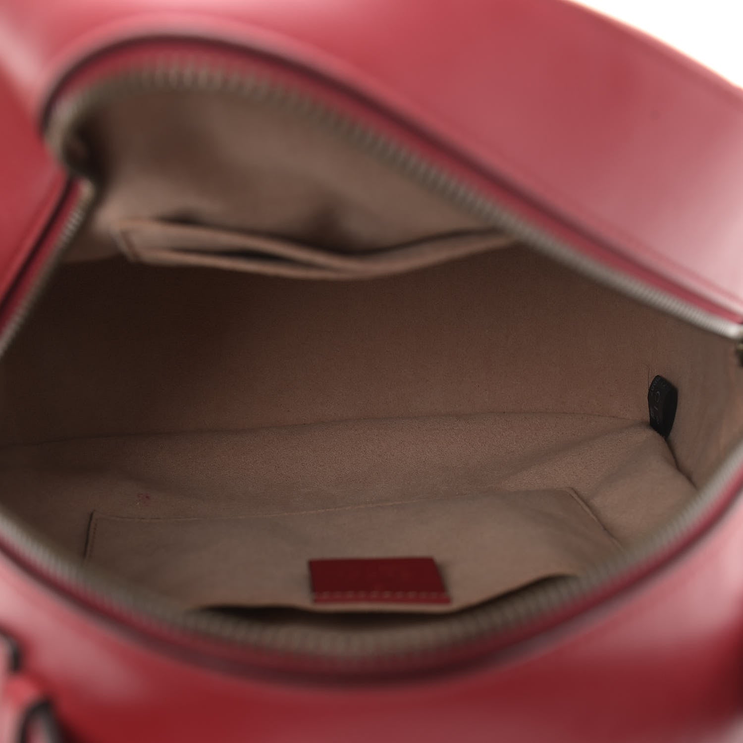 Gucci Calfskin Matelasse GG Marmont Dome Backpack Hibiscus Red 5 of 13