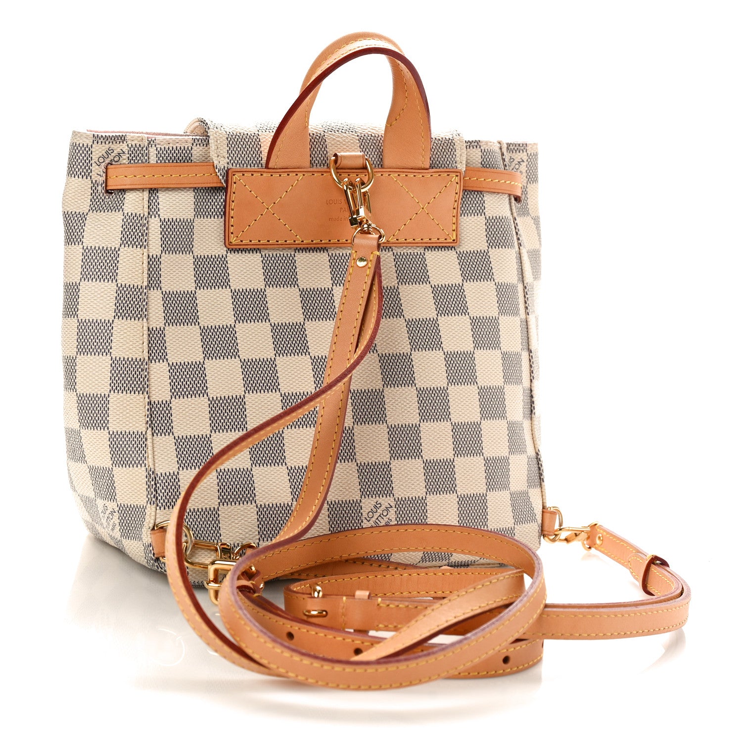 Louis Vuitton Damier Azur Sperone BB Backpack 2 of 8