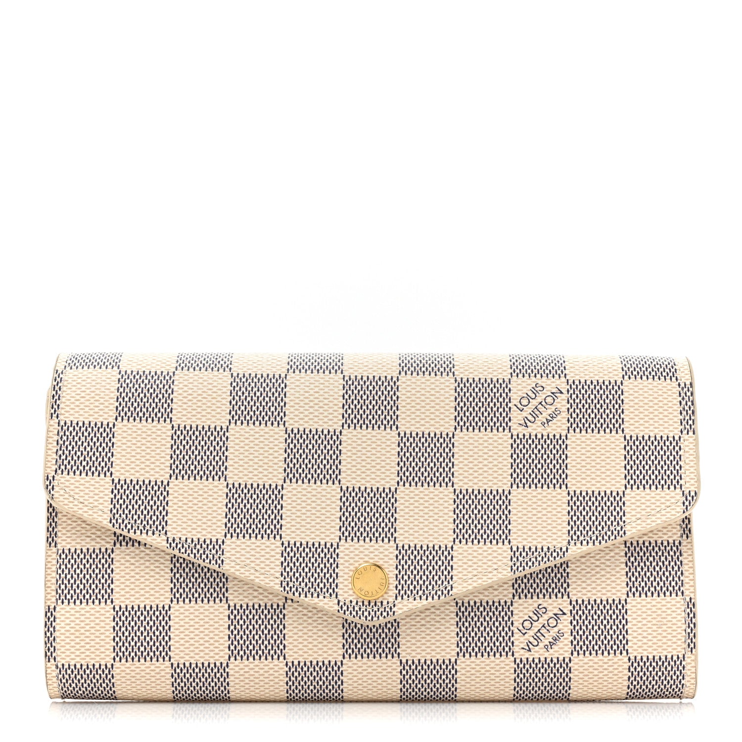 Louis Vuitton Damier Azur Sarah Wallet NM 1 of 14