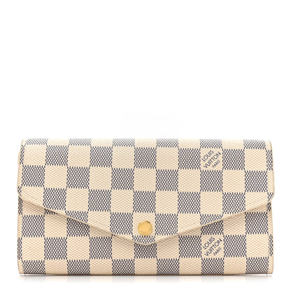 Louis Vuitton Damier Azur Sarah Wallet NM 1 of 14