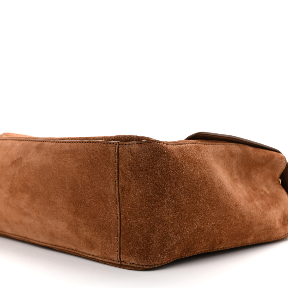 Chanel Suede Calfskin Souplissimo Maxi Flap Camel 20 of 21