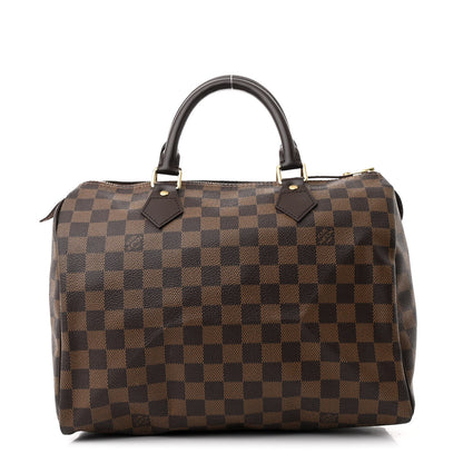Louis Vuitton Damier Ebene Speedy 30 1 of 10