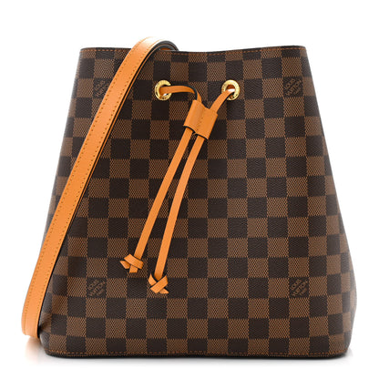 Louis Vuitton Damier Ebene Neonoe MM Safran 1 of 10