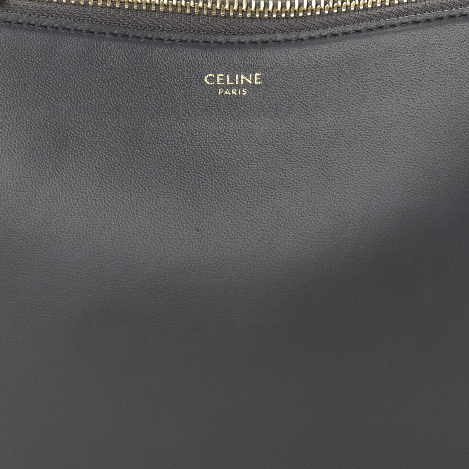 Celine Lambskin Large Trio Crossbody Bag Grey 9 of 11