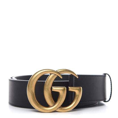 Gucci Calfskin Double G 40mm Belt 70 28 Black 1 of 6