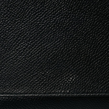 Salvatore Ferragamo Hammered Calfskin Vara Bow Chain Tote Black 23 of 23