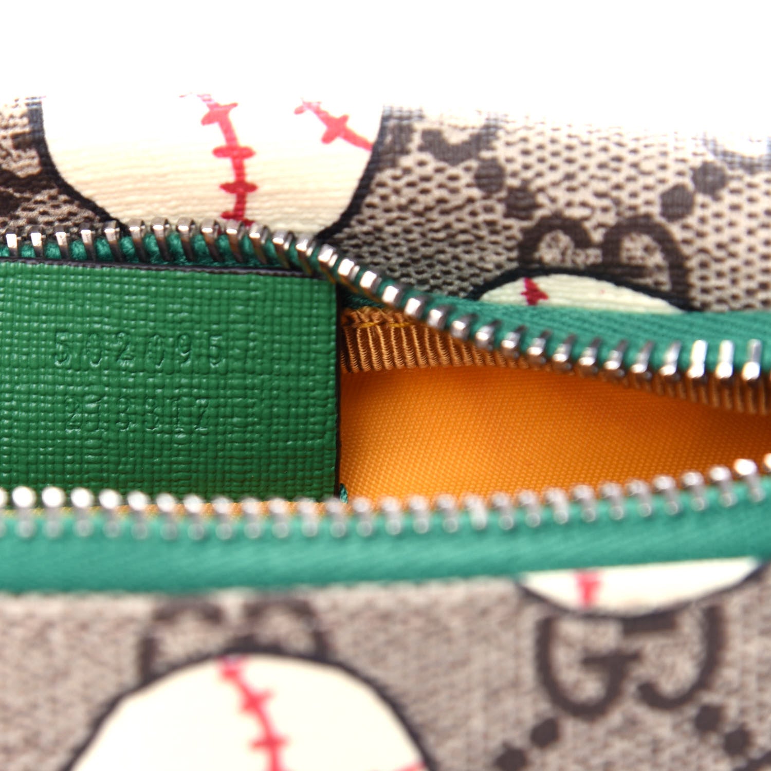 Gucci GG Supreme Monogram Baseballs Web Childrens Belt Bag 7 of 10