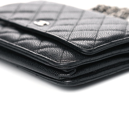 Chanel Caviar Quilted Wallet On Chain WOC Black 11 of 18
