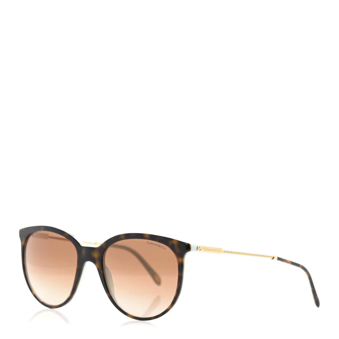 Acetate Metal TF4087-B Sunglasses Brown Blue