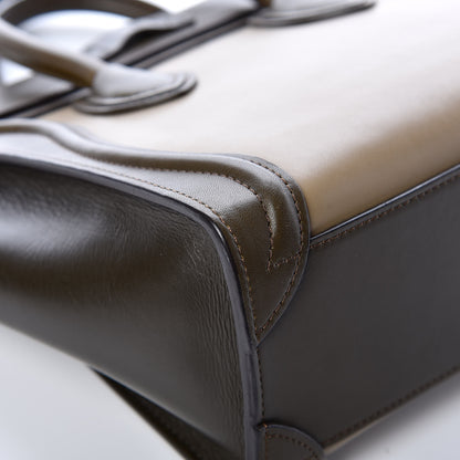 Celine Smooth Calfskin Nano Tri-Color Luggage Khaki 20 of 20