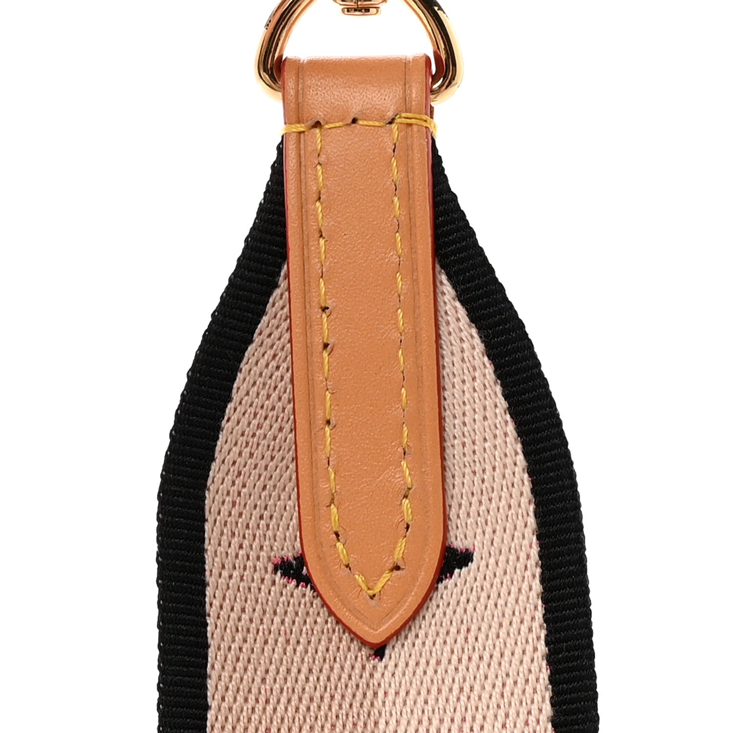 Louis Vuitton Jacquard Diane Shoulder Strap Black 5 of 6