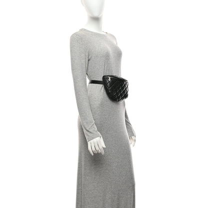 Chanel Calfskin Quilted Uniform Waist Belt Bag Black 2 of 10