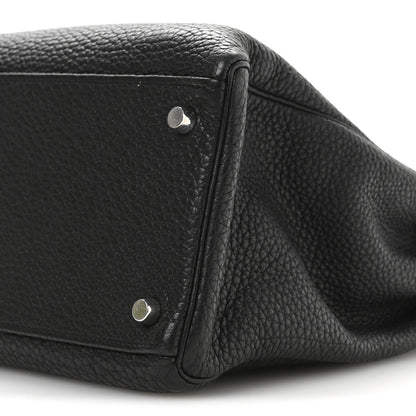 Hermes Fjord Kelly Retourne 35 Black 10 of 12