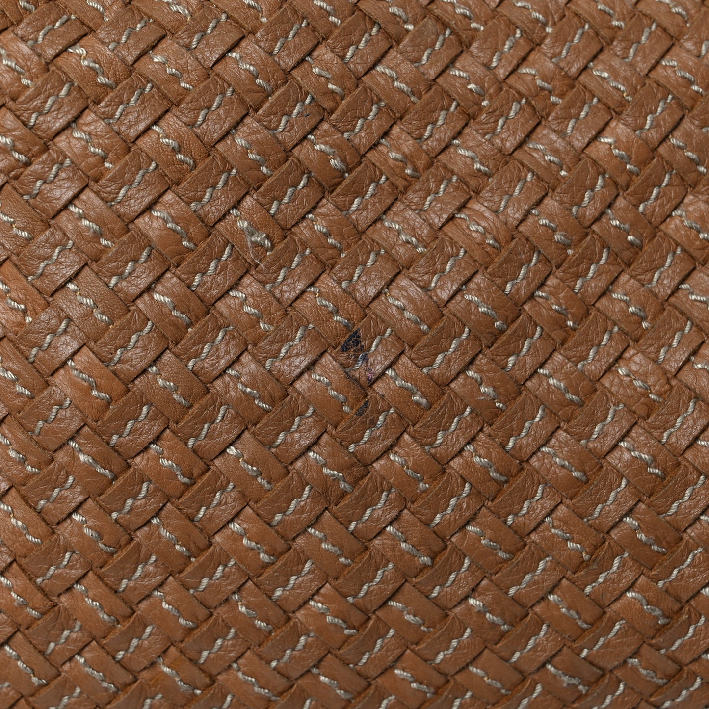 Nappa Stitched Intrecciato Medium Veneta Hobo Maple Sapphire