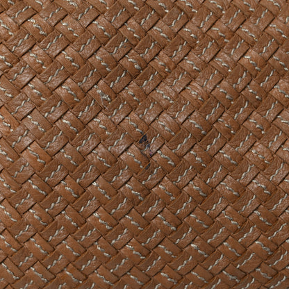 Bottega Veneta Nappa Stitched Intrecciato Medium Veneta Hobo Maple Sapphire 10 of 12