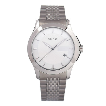 Gucci Stainless Steel 38mm G-Timeless Quartz Watch 1 of 4