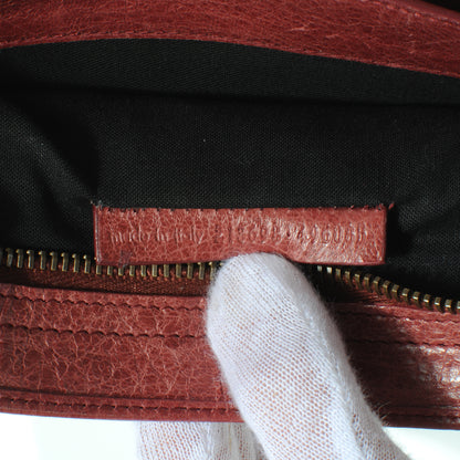 Balenciaga Agneau Mini Traveler Wallet Sanguine 5 of 7