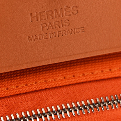 Hermes Vache Hunter Toile Herbag Zip 31 PM Orange 7 of 12
