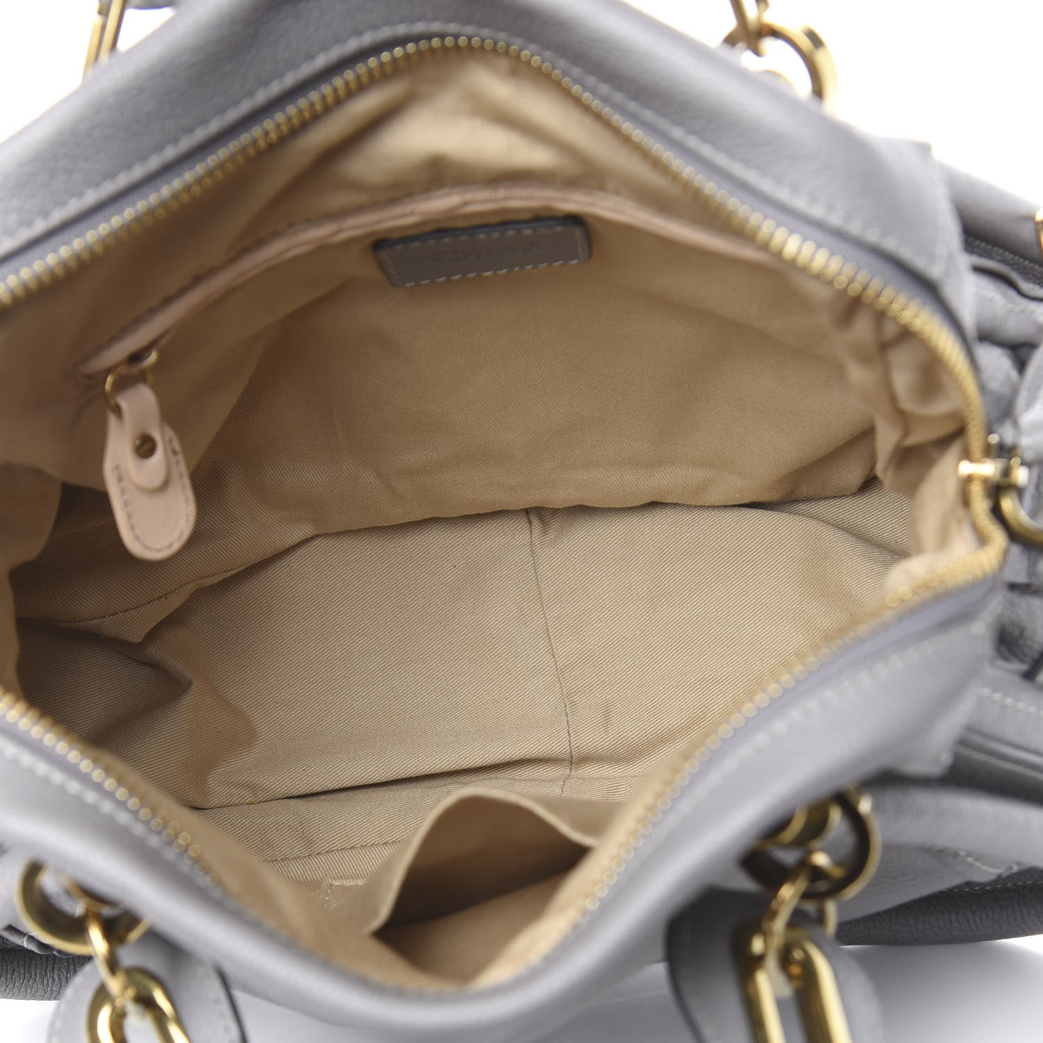 Chloe Calfskin Medium Paraty Cashmere Grey 6 of 16