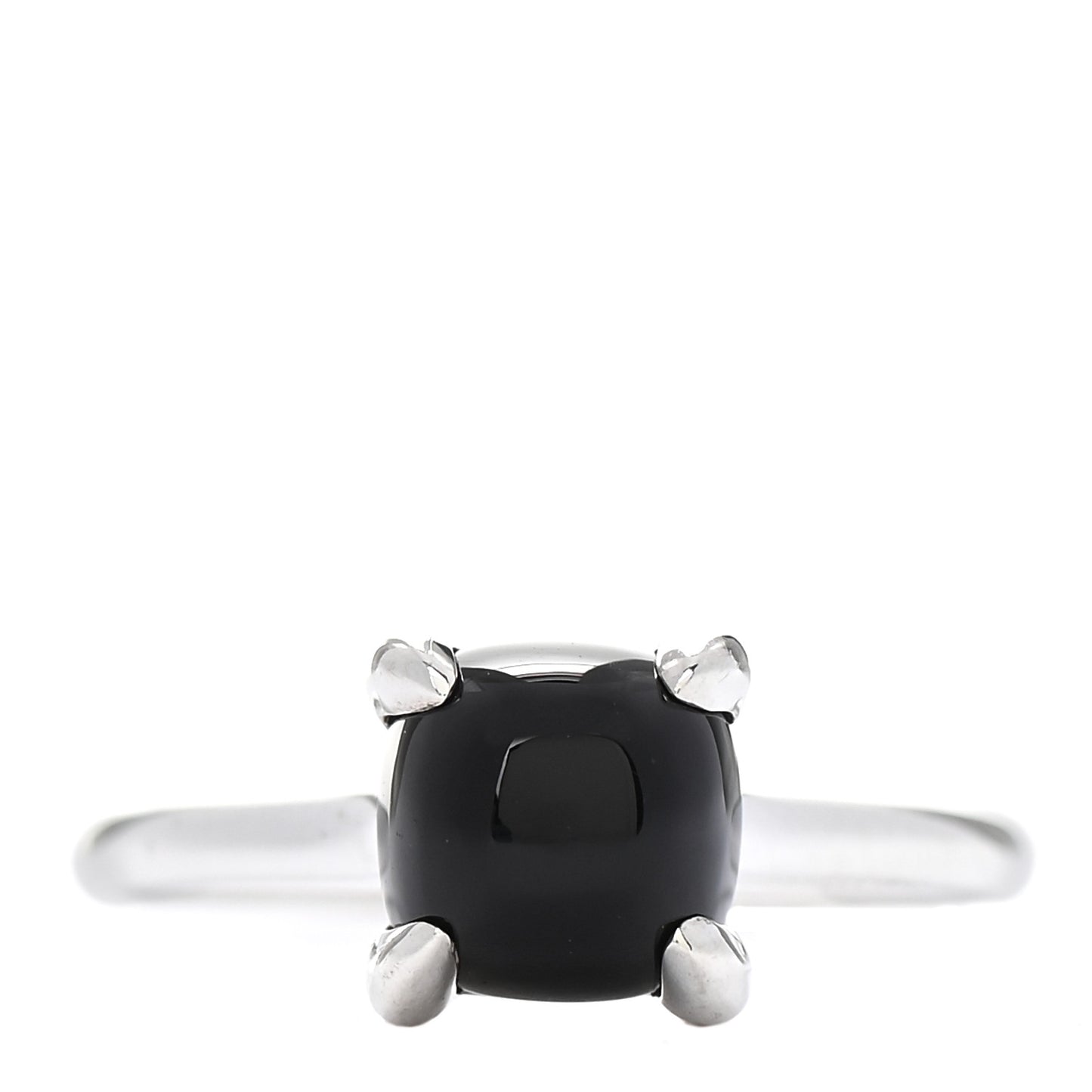 Sterling Silver Black Onyx Paloma Picasso Sugar Stacks Ring 52 6