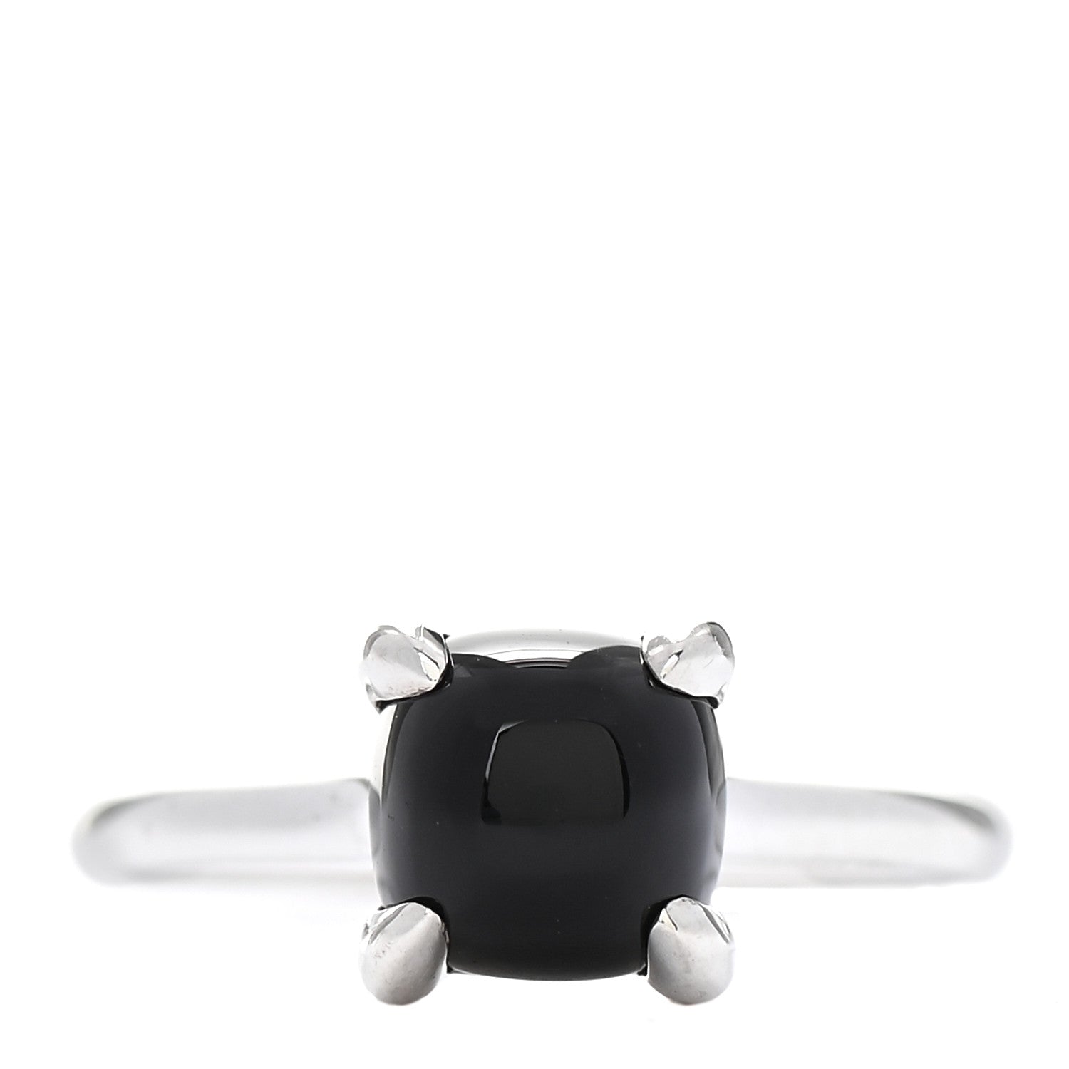 Tiffany Sterling Silver Black Onyx Paloma Picasso Sugar Stacks Ring 52 6 1 of 6