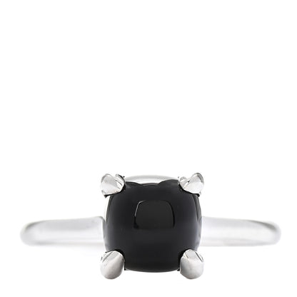 Tiffany Sterling Silver Black Onyx Paloma Picasso Sugar Stacks Ring 52 6 1 of 6