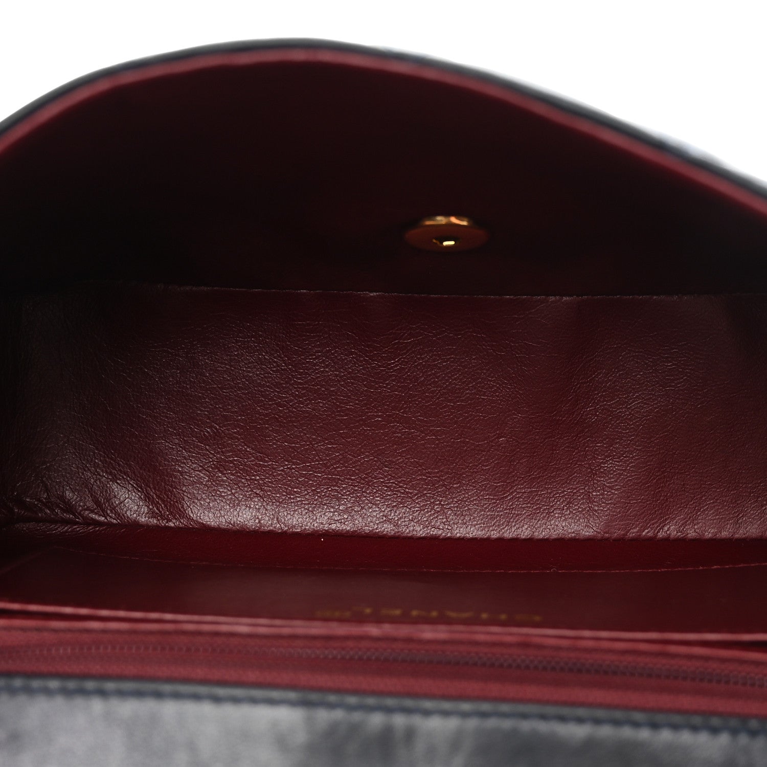 Chanel Lambskin Quilted Small Single Flap Navy 5 of 11