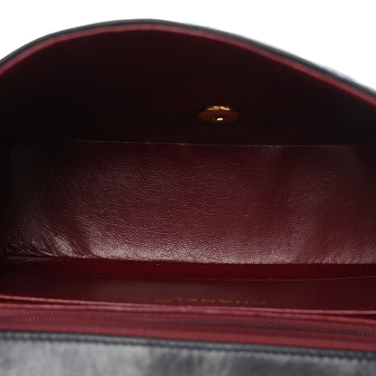 Chanel Lambskin Quilted Small Single Flap Navy 5 of 11