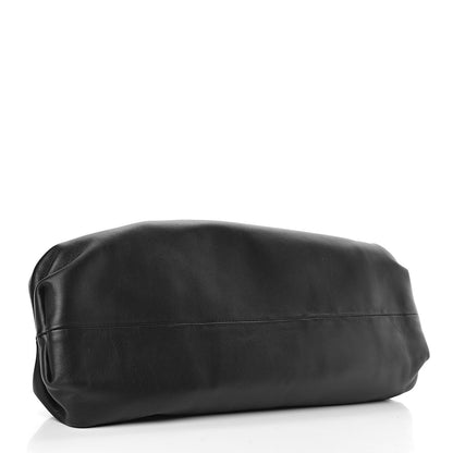 Bottega Veneta Smooth Butter Calf The Pouch Oversized Clutch Black 4 of 12