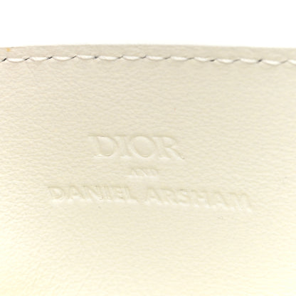 Christian Dior X DANIEL ARSHAM Grained Calfskin Newspaper Card Holder White 6 of 7