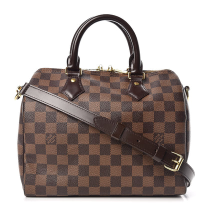 Louis Vuitton Damier Ebene Speedy Bandouliere 25 1 of 10
