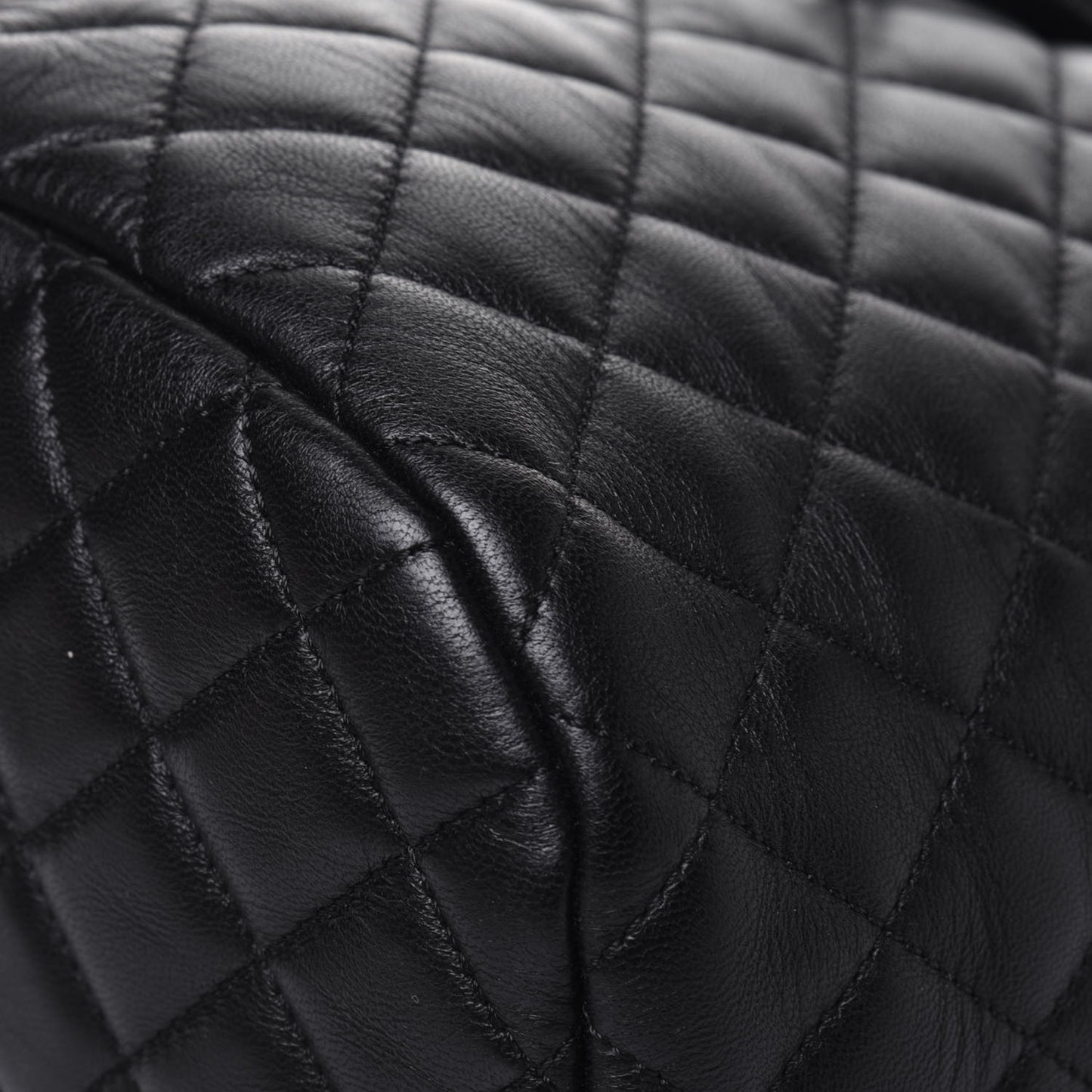 Calfskin Quilted Small Urban Spirit Backpack Black