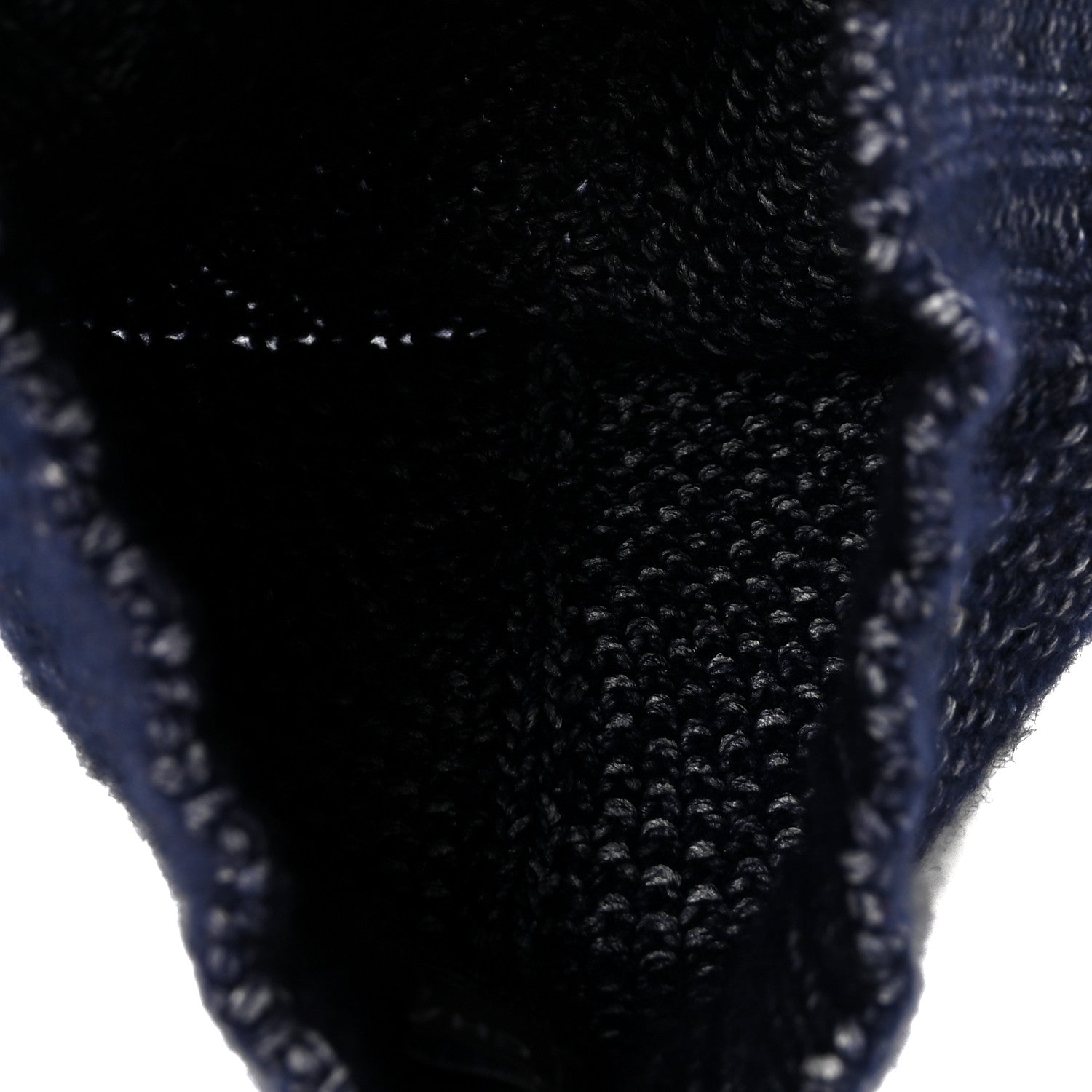 Chanel Cashmere Blend CC Beanie Hat Navy 4 of 5