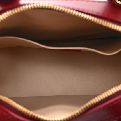 Louis Vuitton Lambskin Malletage Mini Dora Carmine 5 of 10
