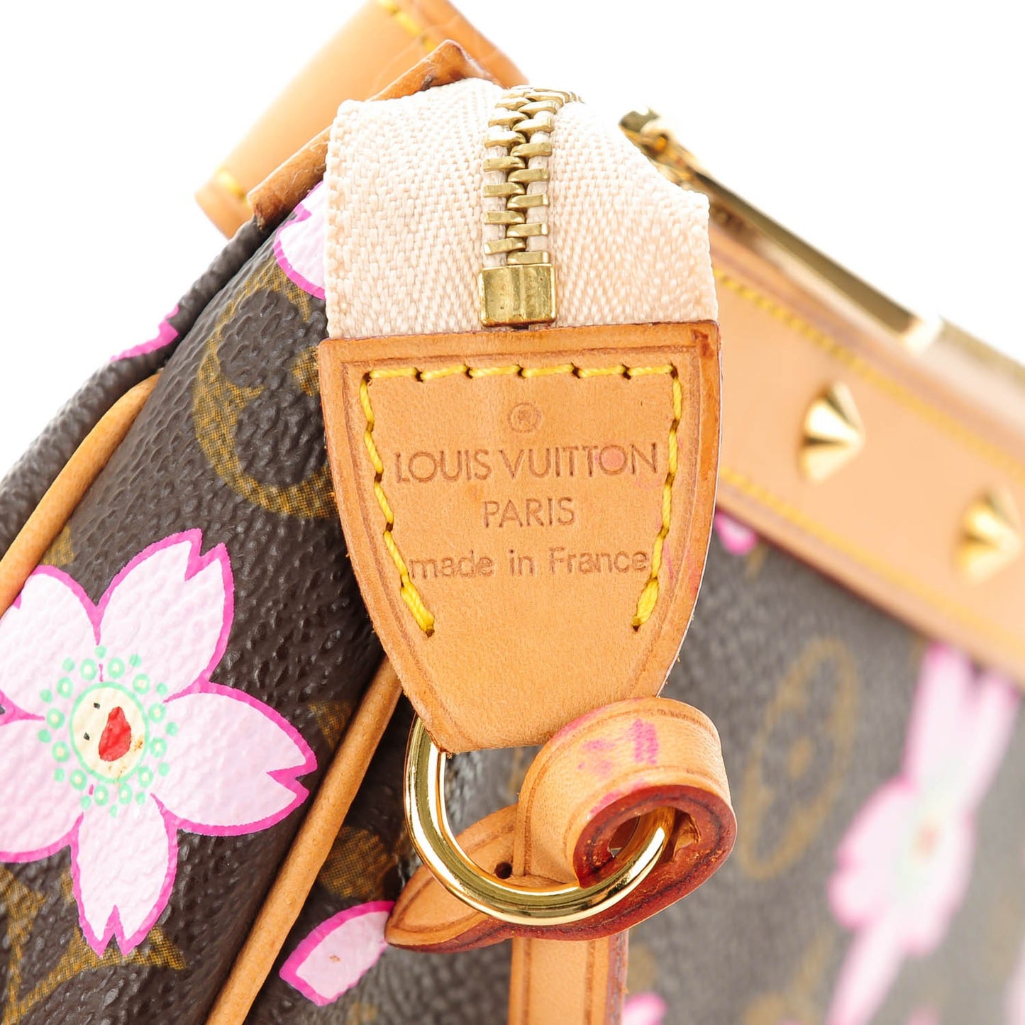 Monogram Cherry Blossom Pochette Accessories Brown