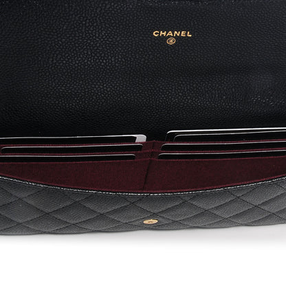 Chanel Caviar Quilted Travel Wallet Black 8 of 8