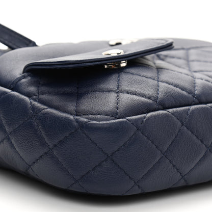 Chanel Calfskin Quilted Ultra Pocket Camera Case Navy 9 of 10