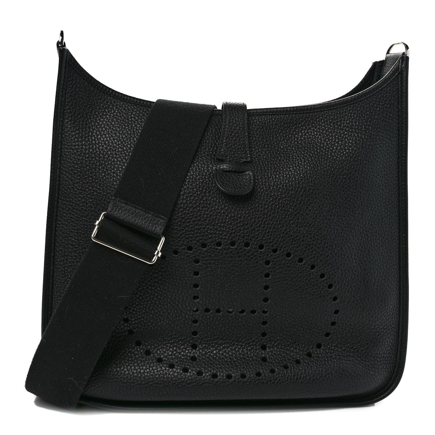 Hermes Taurillon Clemence Evelyne III GM Black 1 of 8