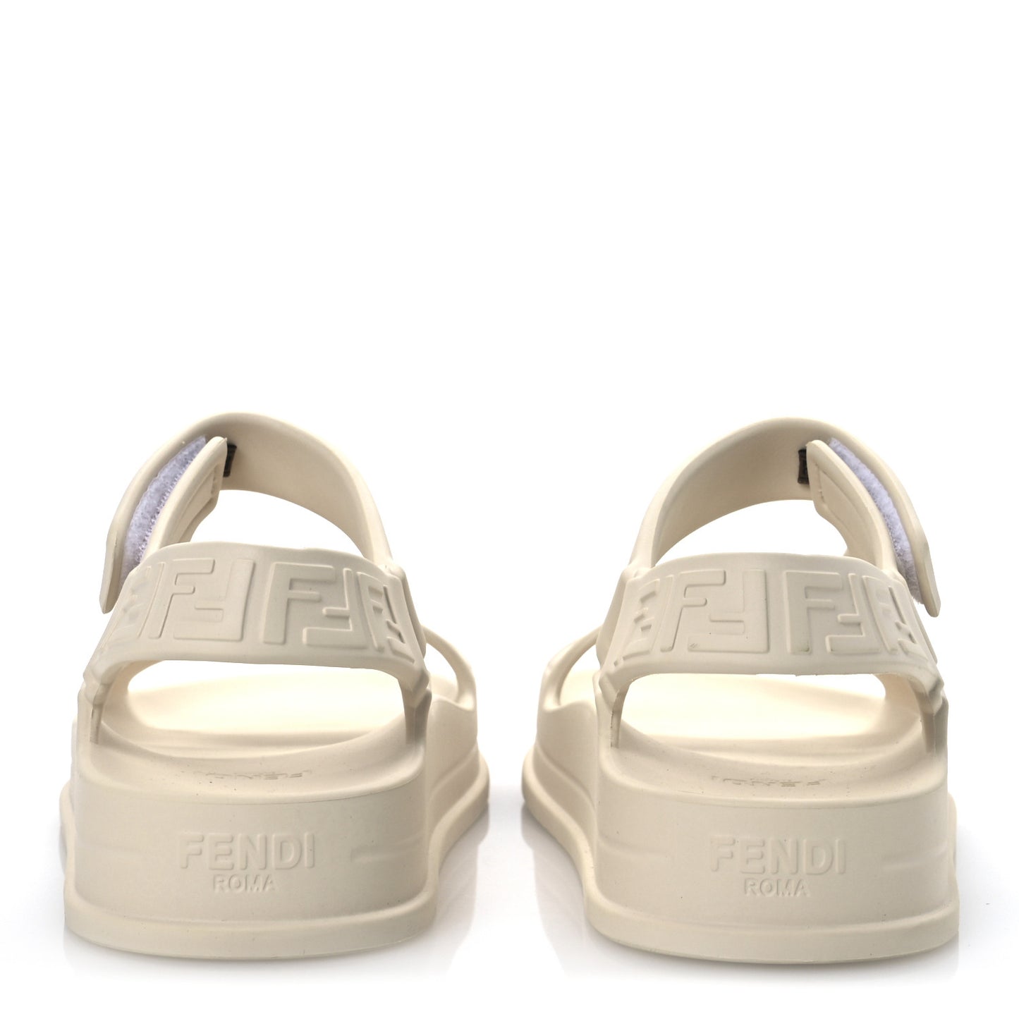 Rubber FF Sporty Hiker 25mm Sandals 37 Chalk